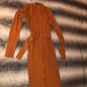 Orange/Brown colored dress